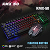Gaming Keyboard And Mouse Set Rainbow RGB LED USB For PC Laptop Xbox One PS4 UK
