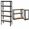 5 TIER HEAVY DUTY BOLTLESS METAL SHELVING SHELVES STORAGE SHELF GARAGE HOME