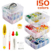 150 Colour Embroidery Floss Cross Stitch Organizer Storage Box Set Sewing Skeins