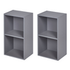 2, 3, 4 Tier Wooden Bookcase Shelving Display Shelves Storage Unit Wood Shelf