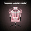 Pink Racing Gaming Chair Game Computer Office Leather Swivel Recliner Executive
