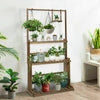 Large Wooden Flower Plant Stand Tall Hanging Shelf Planter Bonsai Display Rack