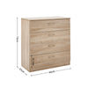 Chest of Drawers Bedroom Furniture Clothes Organiser Storage White, Black, Oak