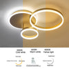 LED Lamp Ceiling Light Modern Living Room Bedroom Chic Pendant Lamp Energy Saved