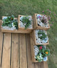 Large 3 Tiered Corner Garden Level Steps Wooden Decking Patio Planter Trough