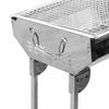 Folding BBQ Barbecue Stainless Steel Charcoal Grill Outdoor Patio Garden Picinic
