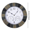 Wall Clock Illuminated / Solid Numerals Silent Retro Chic Decor 12-13inch Clocks
