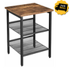 Industrial Style Side Table End Small Cabinet Vintage Bedside Unit Nightstand
