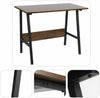 100CM Computer Desk Study Writing Table Ladder Metal Frame Workstation 4 Colour