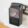 Mini Wall Heater Portable Plug In Electric Fan 900W Space Warmer with Remote