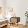 Bedside Table Nightstand Cabinets with 2 Drawers Bedroom Furniture Storage MDF