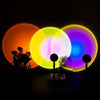 LED Sunset Lamp Projector USB Atmosphere Desk Night Light, Rainbow Neon Lights