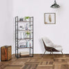 Bookshelf Shelving 5 Tier Ladder Plant Stand Storage Rack Unit Metal Frame Home