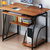 UK Computer Desk Wooden Laptop Study Table Office PC Coffee Home Bookshelf