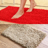 Fashion Soft Shaggy Bath Mat Non-slip Bathroom Rug Microfiber Floor Mat UK