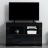 Modern TV Unit Stand Cabinet High Gloss Doors Sideboard Living Room LED Light