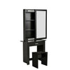 Black Dressing Table Make Up Desk Stool W/ Sliding Storage Mirror Drawer Vanity