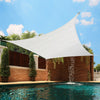 4x4M Outdoor Sun Shade Sail HDPE Patio Sunscreen Awning Canopy 80-85% UV Block