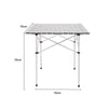 FOLDING CAMPING TABLE LIGHTWEIGHT PORTABLE OUTDOOR ALUMINIUM FRAME WITH BAG UK
