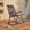 Ex Display Zero Gravity Textoline Rocking Chair Garden And Outdoor/ Indoor Seat