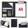 A4 Conference Mens Business Executive Folder File Document Case with Clipboard