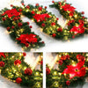 Large Christmas Garland Wreath Door Wall Hanging Garland Ornament Wedding Decor