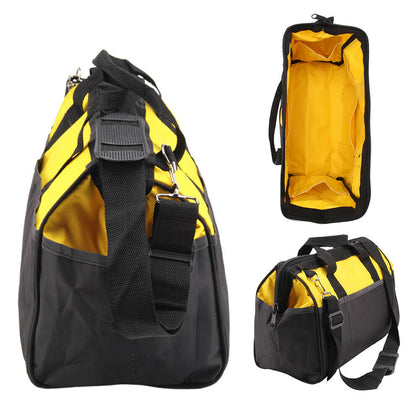 16 inch Tool Bag Hard Bottom Heavy Duty Toolbag With Pockets For Tool Storage