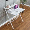 Folding Office Desk Computer Desk Laptop Table White Home Multi-Purpose Office