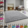 UK Small Large Thick Shaggy Rugs Runner & Round Rug Area Kitchen Mats Washable