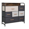 Fabric Chest of Drawer 5/7-Drawer Dresser Storage Organizer Bedroom Cabinet Unit