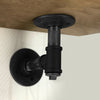 2pc Industrial Steel Pipe Shelf Bracket Holder Bracket House DIY Decor 1 Pair