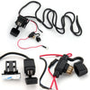 Motorbike 12v USB Socket Adapter Chargers Docks Power Waterproof Security New