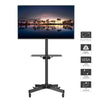 Mobile TV Cart Floor Stand Mount Home Exhibition Trolley for 23"-55" Television