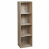FREE STANDING CUBE 2 3 4 TIER WOODEN BOOKCASE STORAGE SHELF UNIT DISPLAY WOOD