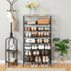 Shoes Cabinet 8 Tier Shoes Rack Wooden Shoe Storage Organizer Shelf Hallway