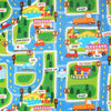 Children's Road Map Kids Play Mat Race Car Rug Runner Nursery Home 130x160cm UK