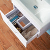 Modern Bathroom Vanity Unit with Basin Sink Storage Cabinet Furniture 600 White
