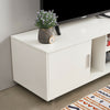 Modern Panana White TV Unit Stand Cabinet Sideboard Entertainment Media Storage