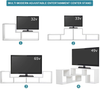DIY TV Stand Display Storage Shelf Entertainment Units Living Room Bedroom White