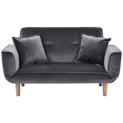 Small Upholstered Sofa Bed Sleeper Living Room Recliner Loveseat Couch Sofa