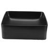 Matte Black Bathroom Basin Sink Ceramic Bowl Vanity Counter Top Cloakroom