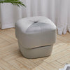 Velvet Footstool Pouffe Round Footrest Makeup Dressing Table Stool Shoe Changing