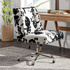 Executive Chair Swivel Computer Desk Chair Padded Home Office Velvet Padded Seat