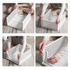 Detachable Wardrobe Drawer Cabinet Organizer Stackable Clothes Storage Box White