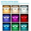 Dimmable 36/60W RGB LED Ceiling Light Bluetooth Music Speaker Lamp APP Control