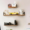 Rustic Industrial Style Wooden Metal Wall Floating Shelf Storage Shelving Unit