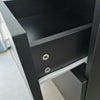 Black Chest of Drawers Bedside Table Cabinets 1 2 3 4 5 Drawer Bedroom Furniture