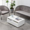 High Gloss Coffee Table With Storage Drawers Modern Office Living Room Wooden