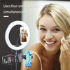 LED Ring Light with Tripod Stand 9.8 inch Dimmable Halo Light with 3 Color Modes