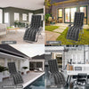 Sun Lounger Sunbed Cushion Pad Garden In/Outdoor Beach Recliner Chair Seat Pads